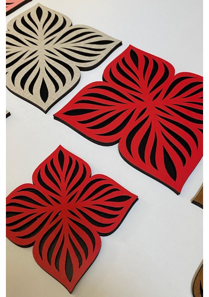 8'li Büyük Boy ve Küçük Boy Ahşap Tencere, Tava, Çaydanlık ve Bardak Altlık Nihale Seti 11 fiyatları