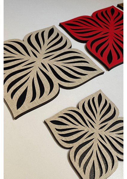 8'li Büyük Boy ve Küçük Boy Ahşap Tencere, Tava, Çaydanlık ve Bardak Altlık Nihale Seti 11 indirimleri