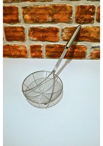 Takviyeli Çelik Tel Kevgir (13,5 Cm)