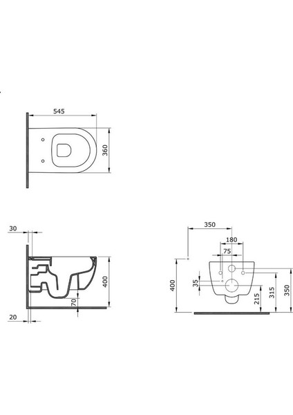 V-Tondo Rimless Asma Klozet Yasemin Kapaksız 1416-007-0128 modelleri
