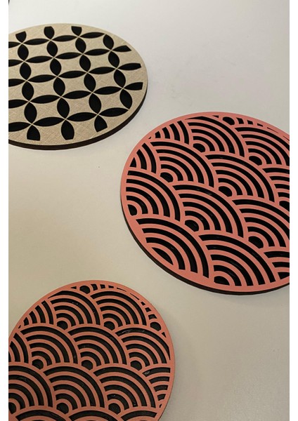 8'li Büyük Boy ve Küçük Boy Ahşap Tencere, Tava, Çaydanlık ve Bardak Altlık Nihale Seti 10 fiyatları