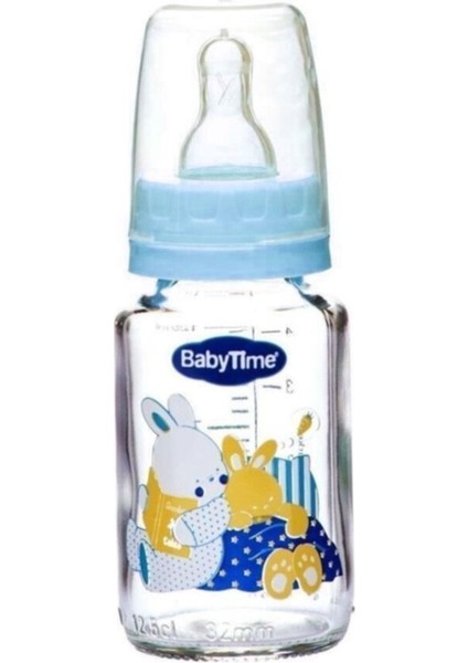 Cam Biberon 125 ml Mavi, Sağlıklı ve Güvenli Bebek Beslenmesi Için Ideal Seçim