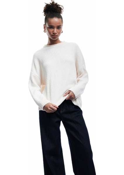 Uzun Kollu Bisiklet Yaka Basic Triko Kazak fiyatları