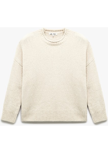 Uzun Kollu Bisiklet Yaka Basic Triko Kazak modelleri