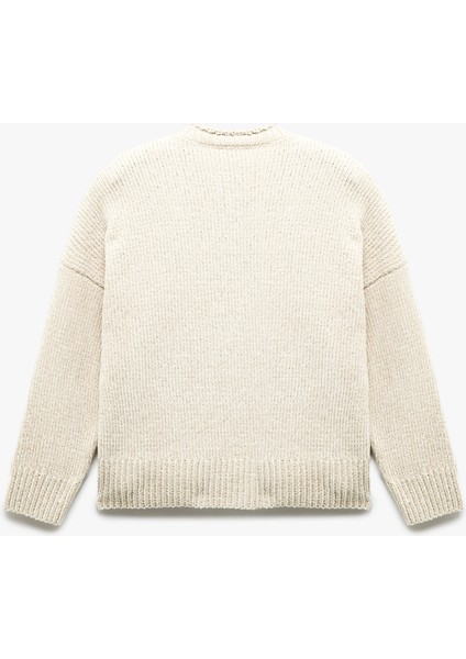 Uzun Kollu Bisiklet Yaka Basic Triko Kazak fırsatları