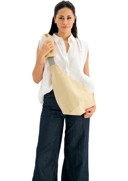 Yan Sling Bebek Taşıma Slingi – Ergonomik ve Rahat Kullanım