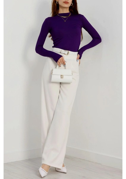 Kadın Modal Kumaş Yumuşak Esnek Bisiklet Yaka Parmak Geçirmeli Body modelleri