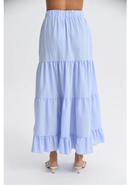 Eyesof Audrey Fıfrlı Yırtmaç Detay Etek 4037 fiyatları