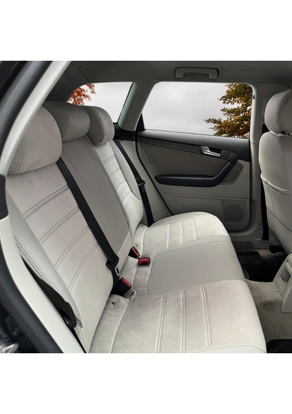 Audi A3 Araca Özel Oto Koltuk Kılıfı - Alkantara ve Deri fırsatları