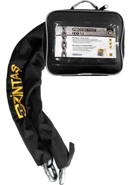 Protector HEX13 Motosiklet Kesilmez Zincir