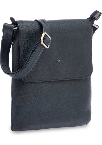 Lacivert Hakiki Deri Kadın Çapraz Askılı Çanta - S1AC00002955-I91 fırsatları