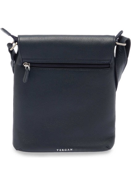 Lacivert Hakiki Deri Kadın Çapraz Askılı Çanta - S1AC00002955-I91