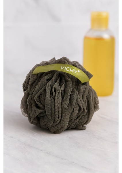 Banyo Lifi Yumuşak Top Lif Naturel Ponpon Banyo Lifi VCH-6582