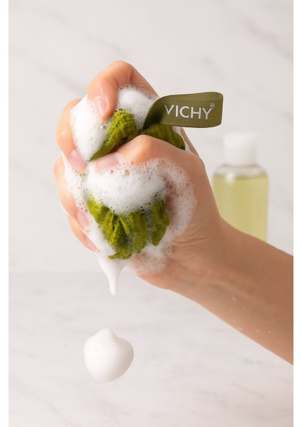 Banyo Lifi Yumuşak Top Lif Naturel Ponpon Banyo Lifi VCH-6582 modelleri