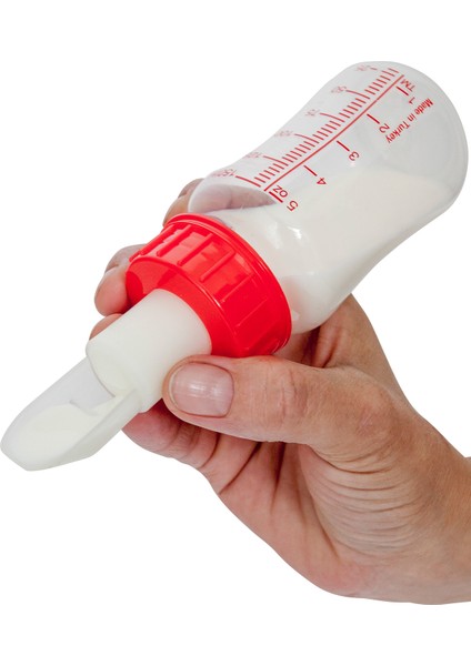 Şeffaf 150 ml Geliştirilmiş Biberon ve Kaşık Seti, Pratik ve Güvenli Kullanım modelleri