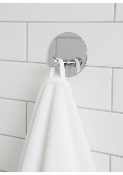 Glare Mantar Kendinden Yapışkanlı Askılık Tekli Yuvarlak Krom 4 Lü Paket modelleri