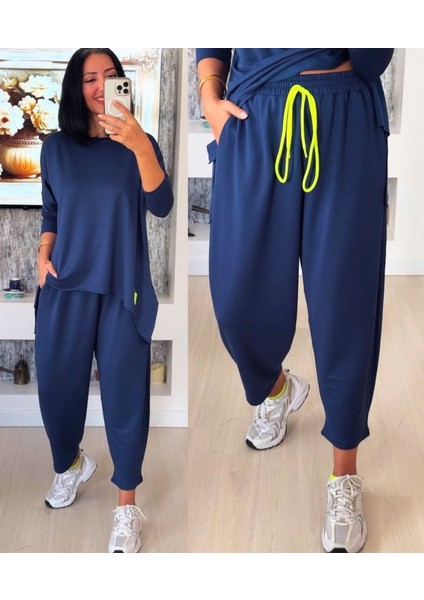 Eyesof Kadın Iki Iplik Viskon Pamuk Kumaş Arma Detaylı Ikili Takım