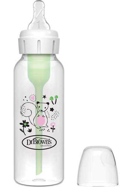 Sincap Desenli Polipropilen Biberon, Anti Kolik Seçenekli, Şeffaf, Sağlıklı ve Güvenli