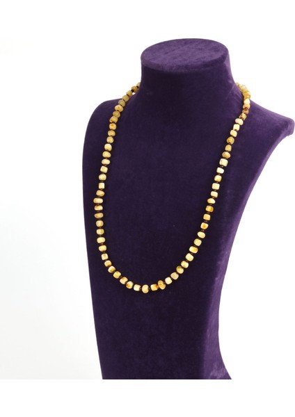 Doğal Damla Kehribar Kolye