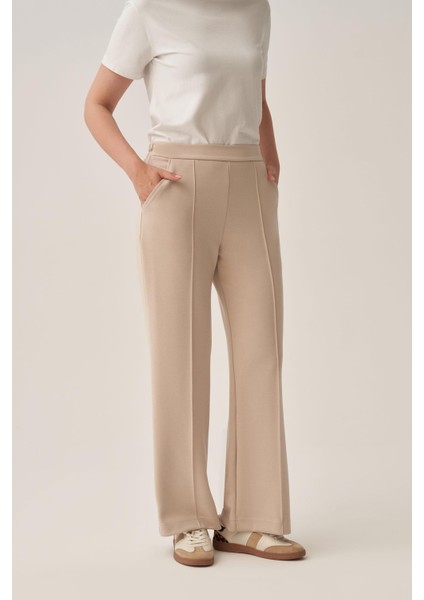 Taş-Yumuşak Dokulu Palazzo Pantolon indirimleri