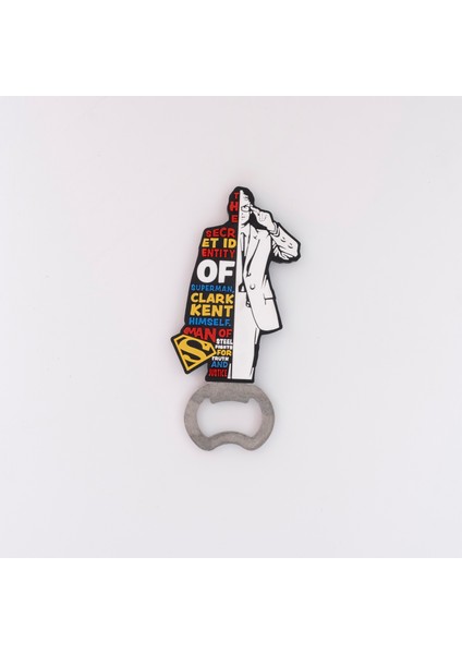 Superman - Clark Kent Collectible Lisanslı Manyetik Şişe Açacağı modelleri