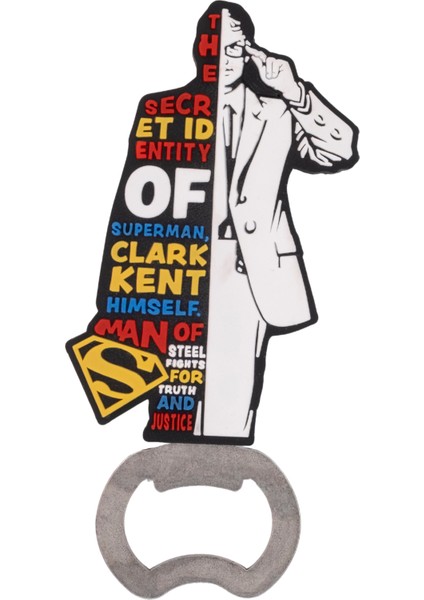 Superman - Clark Kent Collectible Lisanslı Manyetik Şişe Açacağı indirimleri