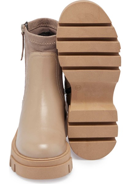 Vizon Deri-Tekstil Kadın Casual Bot - K23K1BT66879-A44
