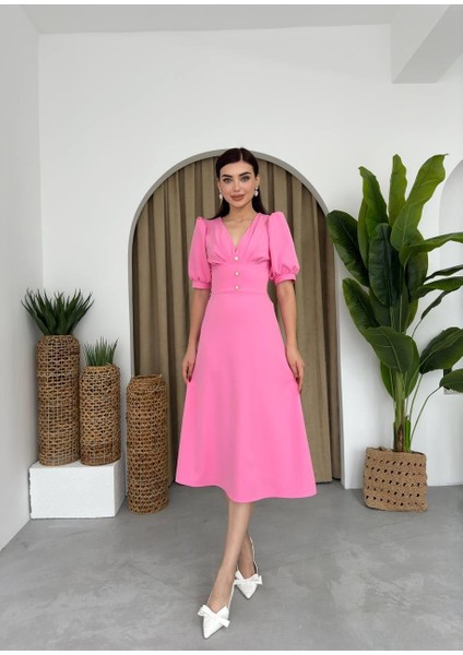 Eyesof Linda Midi Elbise