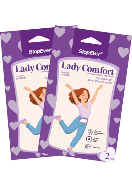 Lady Comfort Isıtıcı - 4 Adet (2x2'li Ekonomik Ambalaj)