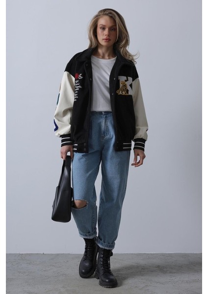 Eyesof Kaşe Biker Ceket - Siyah fiyatları