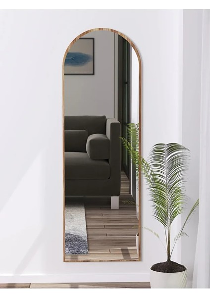 Ceviz Antre Koridor Konsol Duvar Salon Banyo Wc Ofis Yatak Odası Boy Ayna 150X50 cm