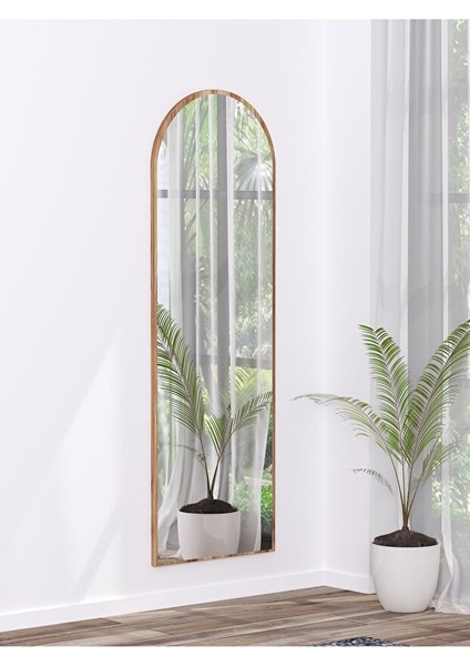 Ceviz Antre Koridor Konsol Duvar Salon Banyo Wc Ofis Yatak Odası Boy Ayna 150X50 cm fiyatları