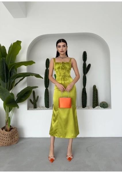 Eyesof Pag Ip Askılı Elbise