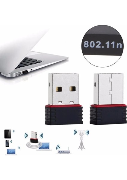 Super Wireless USB Mini USB Kablosuz Wi-Fi Alıcı Adaptör 150 Mbps 802.11N