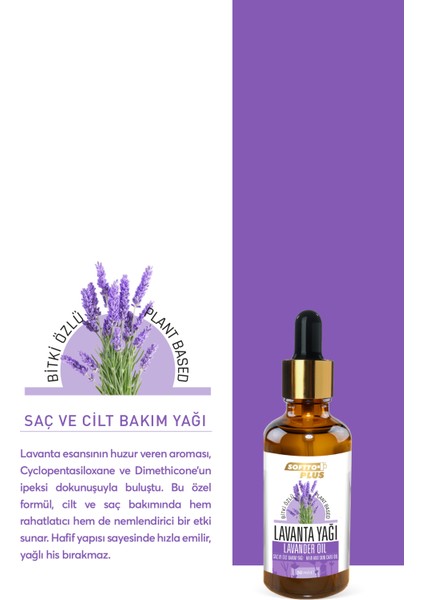 Rahatlatıcı ve Nemlendirici Lavanta Saç ve Cilt Bakım Yağı 50 ml fiyatları