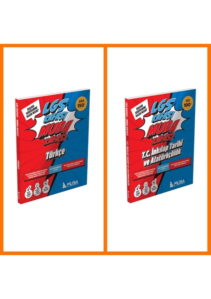 Lgs Kafası - Muba Kafası Türkçe ve Inkılap Tarihi Set Soru Bankas