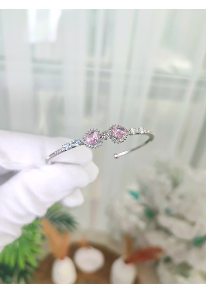 Kadın Zirkon Taşlı Kalp Model Bileklik fiyatları