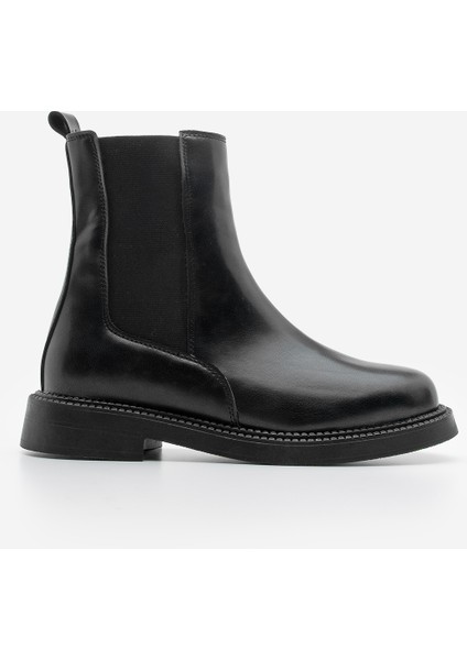 Kadın Çift Lastikli Chelsea Günlük Bot Panve Siyah modelleri