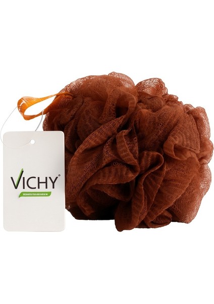 Vıchy Vichy Banyo Lifi Yumuşak Top Lif Naturel Ponpon Banyo Lifi VCH-6581 60 gr