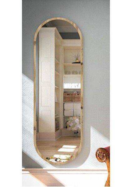 Safir Meşe Oval Dekoratif Boy Aynası 40X120 cm fiyatları