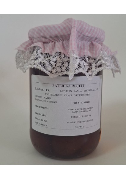 Patlıcan Reçeli 750 gr fiyatları