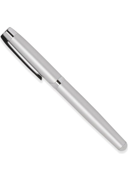 Silver Brushed Chrome Roller Tükenmez Kalem 411206
