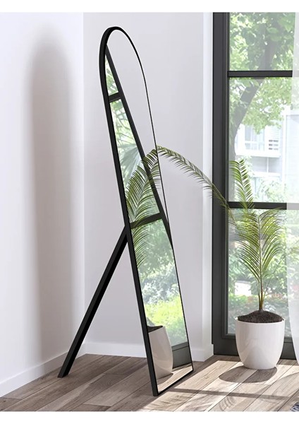 Siyah Ayaklı Antre Koridor Duvar Salon Banyo Wc Ofis Çocuk Yatak Odası Boy Aynası 40X120 cm fiyatları