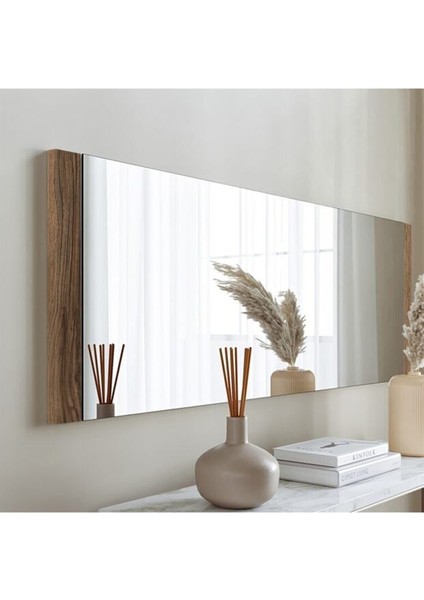 40X120 cm Ceviz Dekoratif Duvar Salon Koridor Ofis Boy Aynası modelleri