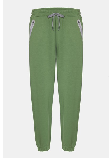 Erkek Haki Activewear Eşofman Altı