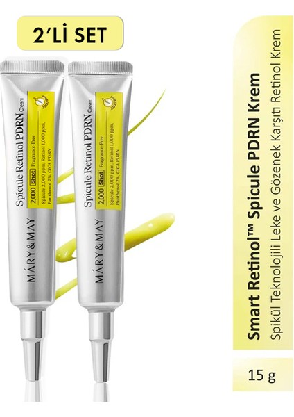 2'li Set Smart Retinol™ Spicule Retinol Pdrn Krem 15GR (%0.1 Retinol, PDRN) fiyatları