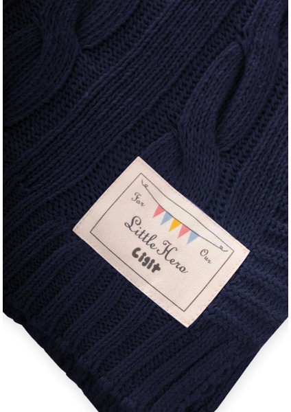 Selanik Triko Battaniye 80X100 (+/-5 cm ) Indigo Mavi fırsatları