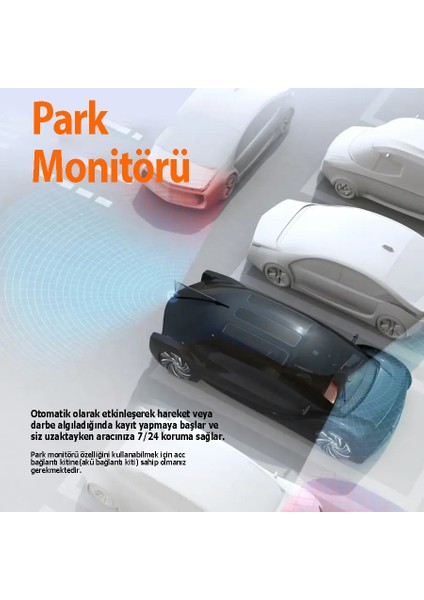 C2 2K+1080P Wifi Araç Kamerası + 32GB Sd Kart