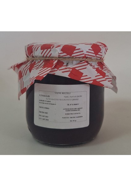 Vişne Reçeli 500 gr fiyatları