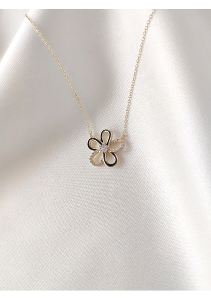 14K Kadın Zirkon Taşlı Papatya Vip Kolye fiyatları